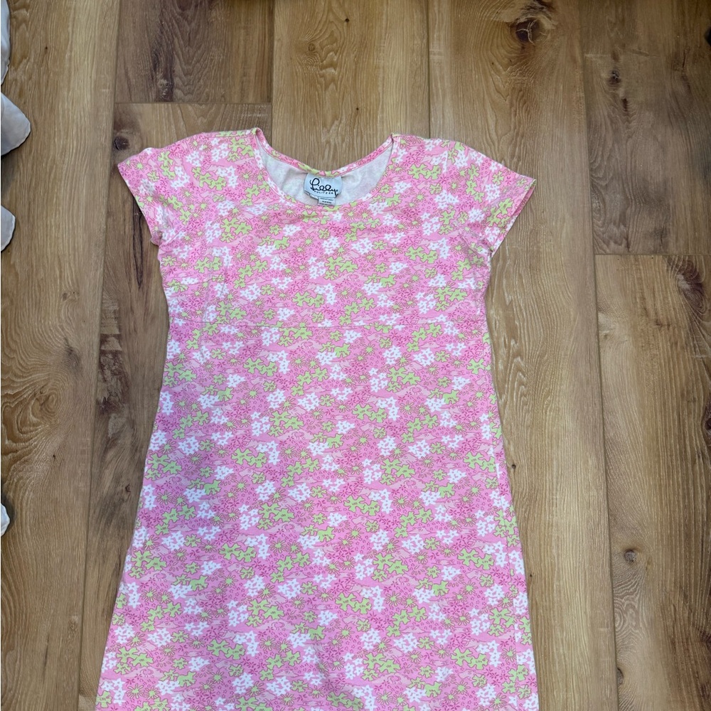 Lilly Pulitzer Pink Floral Dress